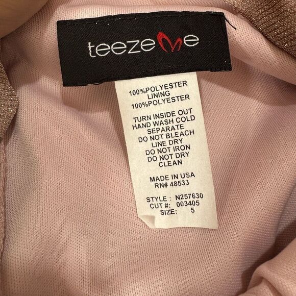 Blush Teeze Me Size 5 Sparkle Dress - Picture 5 of 8